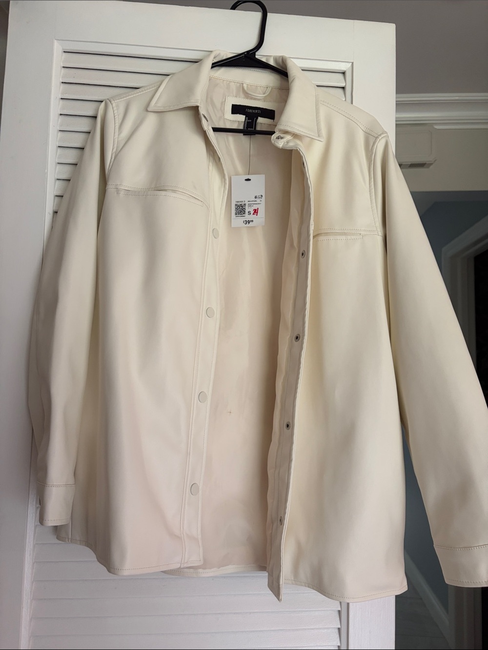 Faux Leather Jacket